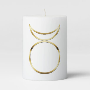Falln Pagan God Symbol Pillar Candle
