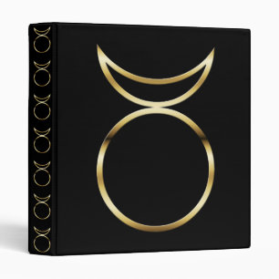 Falln Pagan Horned God Symbol Binder