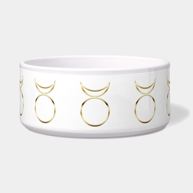 Falln Pagan Horned God Symbol Bowl (Front)