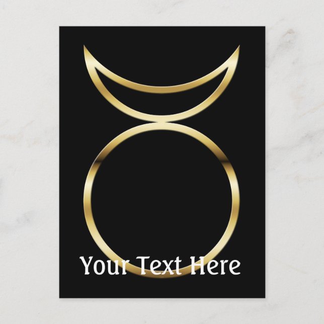 Falln Pagan Horned God Symbol Postcard (Front)