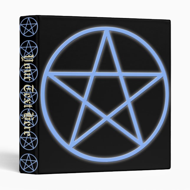 Falln Pagan Pentacle Binder (Front/Spine)