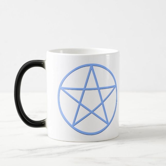 Falln Pagan Pentacle Color Morph Mug (Left)