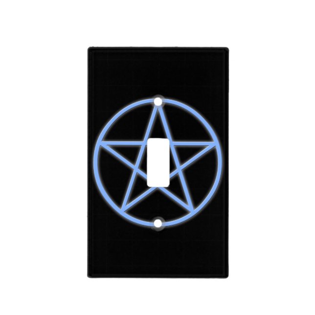 Falln Pagan Pentacle Light Switch Cover (Front)