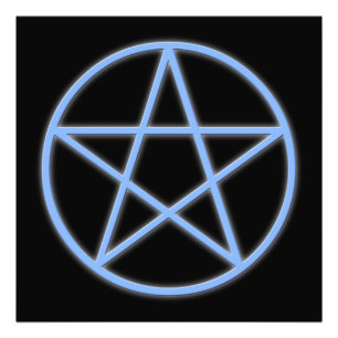 Falln Pagan Pentacle Photo Print