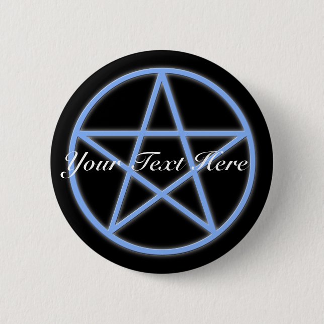 Falln Pagan Pentacle Pinback Button (Front)