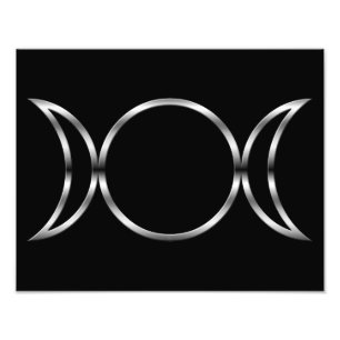 Falln Pagan Triple Goddess Symbol Photo Print