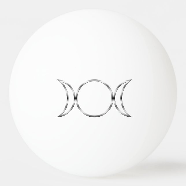 Falln Pagan Triple Goddess Symbol Ping-Pong Ball (Front)