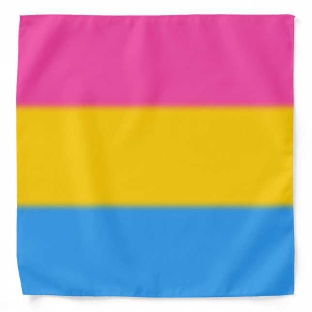 Falln Pansexual Pride Flag Bandana (Front)