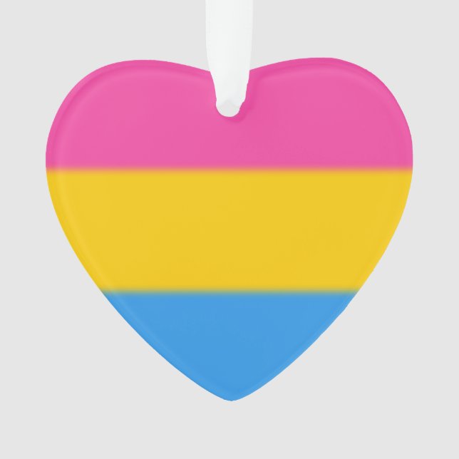 Falln Pansexual Pride Flag Ornament (Front)