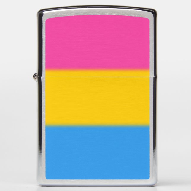 Falln Pansexual Pride Zippo Lighter (Front)