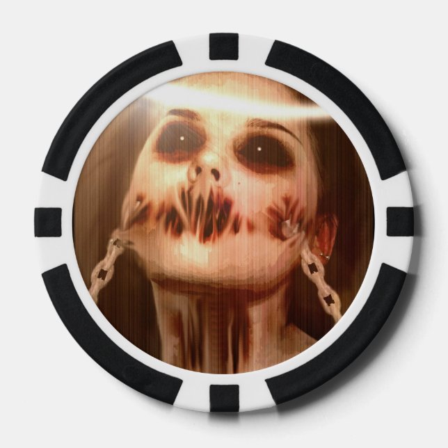 Falln Personal Savior Poker Chips (Front)