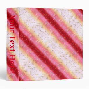 Falln Pink Sakura Sunrise 3 Ring Binder