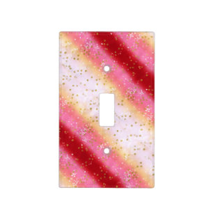 Falln Pink Sakura Sunrise Light Switch Cover