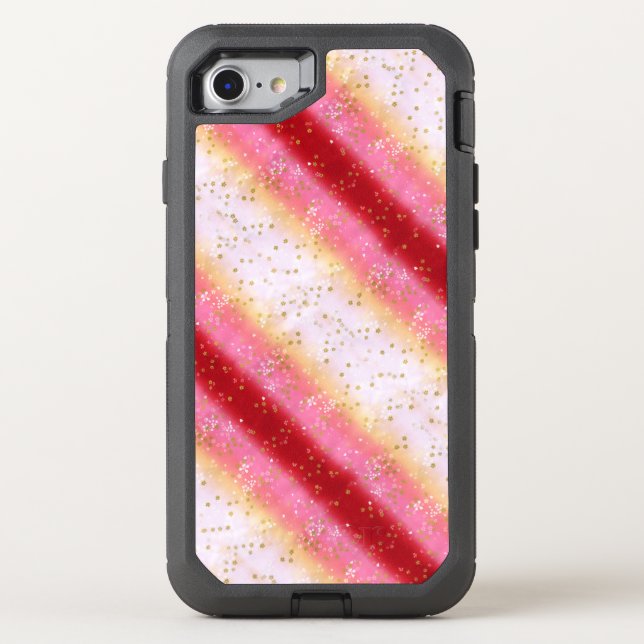 Falln Pink Sakura Sunrise Otterbox iPhone Case (Back)