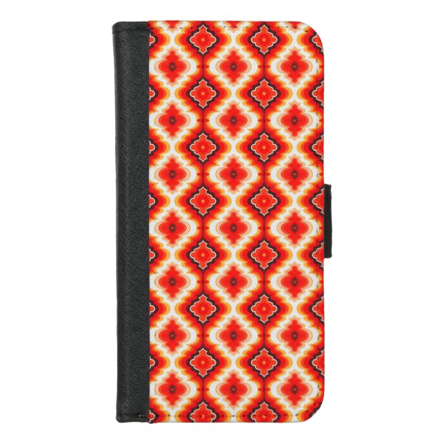 Falln Psychedelic Sunset iPhone Wallet Case (Front)