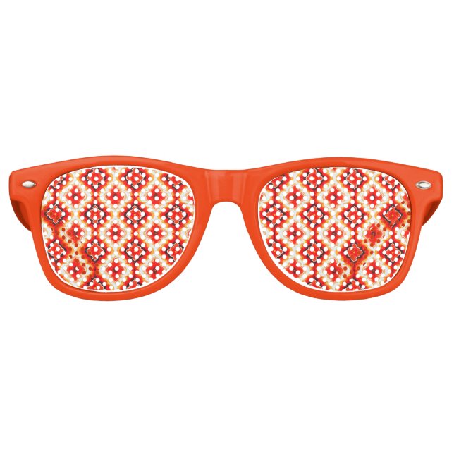 Falln Psychedelic Sunset Retro Sunglasses (Front)