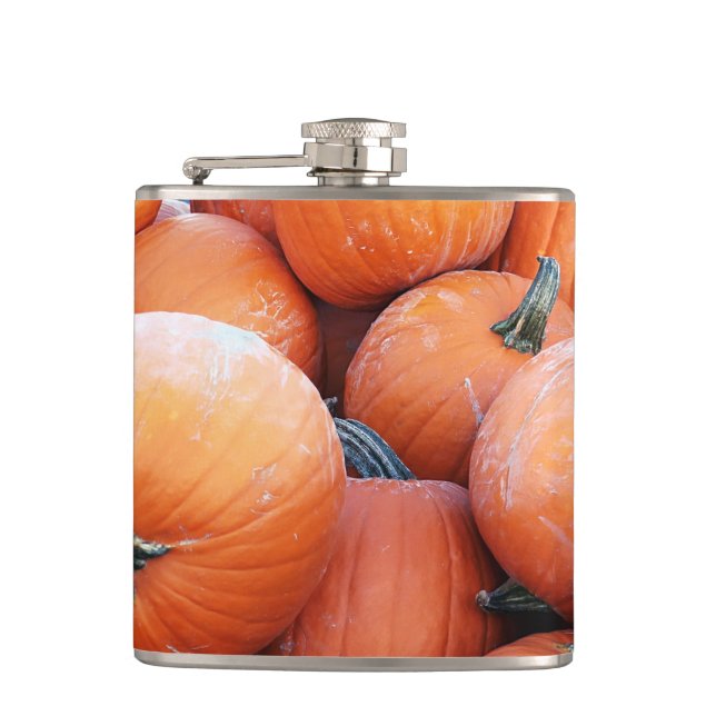 Falln Pumpkin Pile Flask (Front)