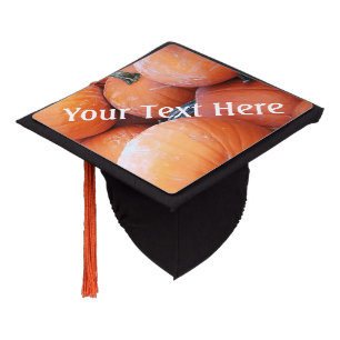 Falln Pumpkin Pile Graduation Cap Topper