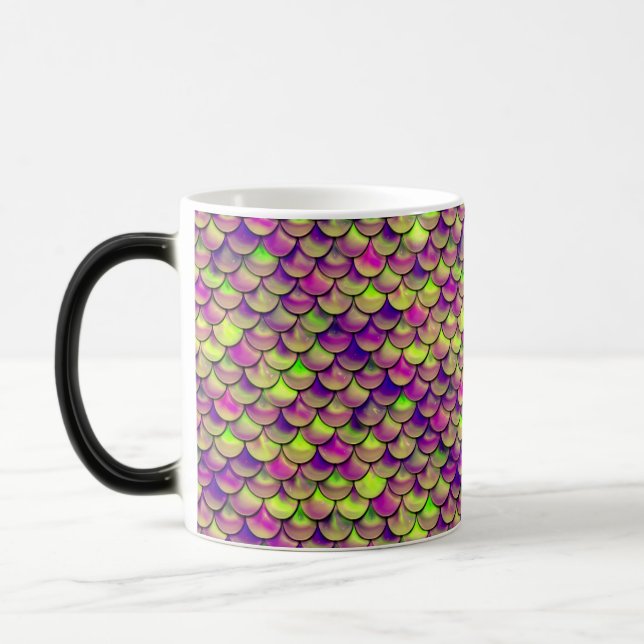 Falln Purple and Green Scales Color Morph Mug (Left)