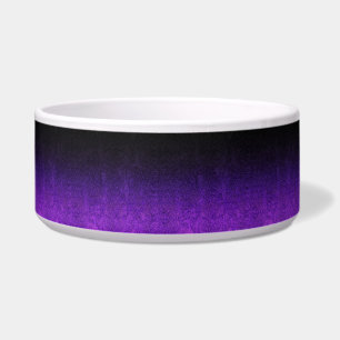Falln Purple & Black Glitter Gradient Bowl