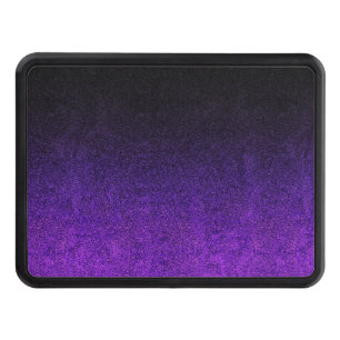 Falln Purple & Black Glitter Gradient Hitch Cover