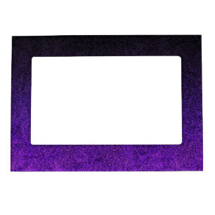Falln Purple & Black Glitter Gradient Magnetic Picture Frame