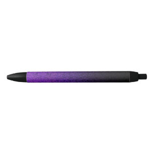 Falln Purple & Black Glitter Gradient Pen