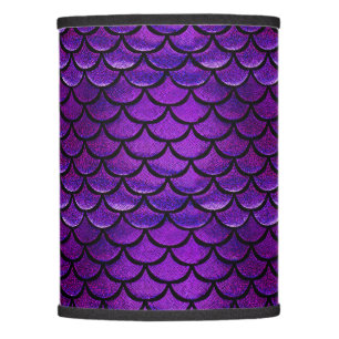 Falln Purple & Blue Mermaid Scales Lamp Shade