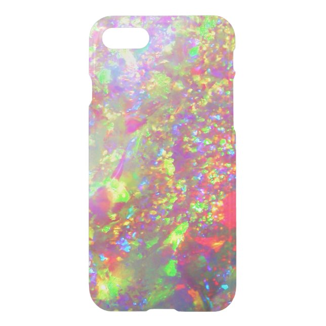 Falln Rainbow Brazilian Opal Uncommon iPhone Case (Back)