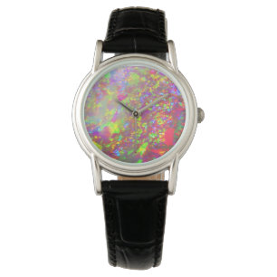 Falln Rainbow Brazilian Opal Watch