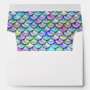 Falln Rainbow Bubble Mermaid Scales Envelope