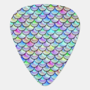 Falln Rainbow Bubble Mermaid Scales Guitar Pick