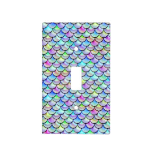 Falln Rainbow Bubble Mermaid Scales Light Switch Cover