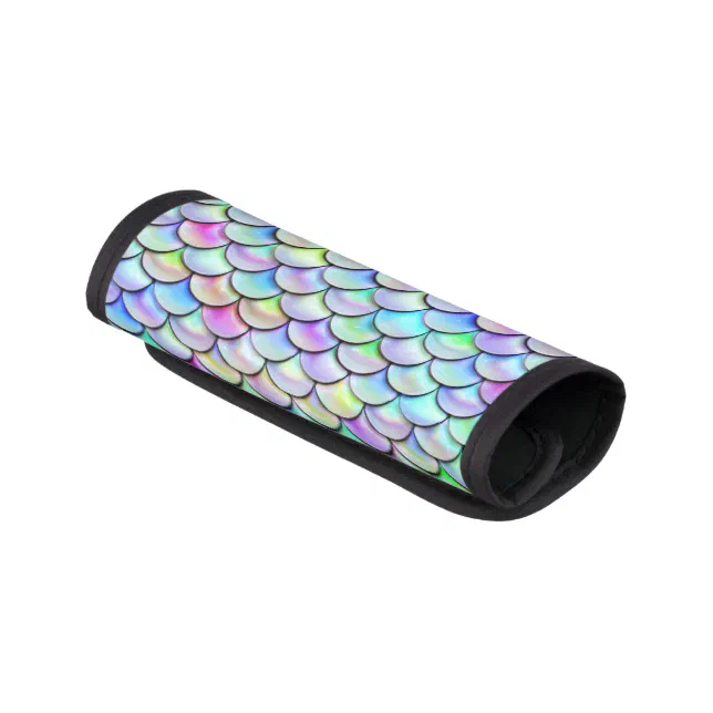 Falln Rainbow Bubble Mermaid Scales Luggage Handle Wrap Zazzle