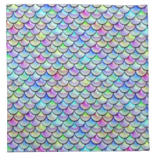 Falln Rainbow Bubble Mermaid Scales Napkin