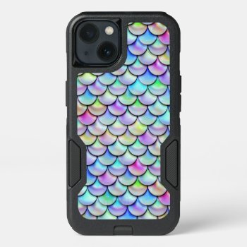 Falln Rainbow Bubble Mermaid Scales Iphone 13 Case by FallnAngelCreations at Zazzle