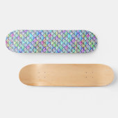 Falln Rainbow Bubble Mermaid Scales Skateboard | Zazzle