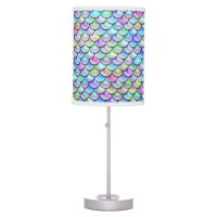 Falln Rainbow Bubble Mermaid Scales Table Lamp