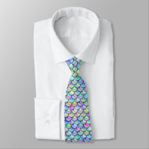 Falln Rainbow Bubble Mermaid Scales Tie Falln Rainbow Bubble Mermaid Scales Tie