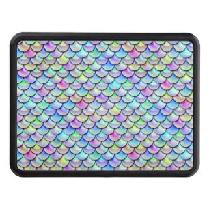 Falln Rainbow Bubble Mermaid Scales Tow Hitch Cover