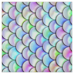 Falln Rainbow Bubble Mermaid Scales v2 Fabric