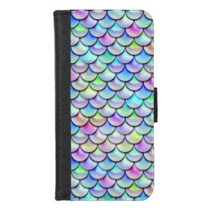 Falln Rainbow Bubble Scales iPhone 8/7 Wallet Case