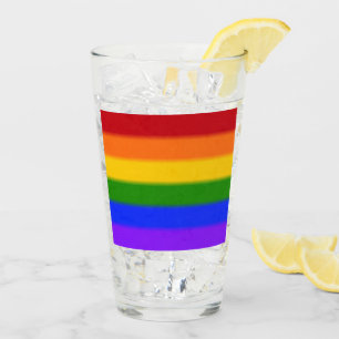 Falln Rainbow Gay Pride Flag Glass