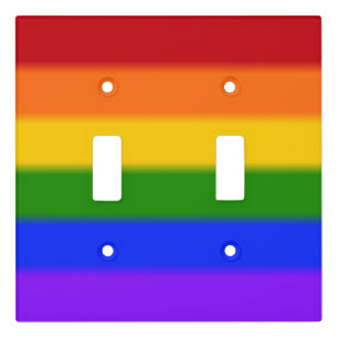 Falln Rainbow Gay Pride Flag Light Switch Cover