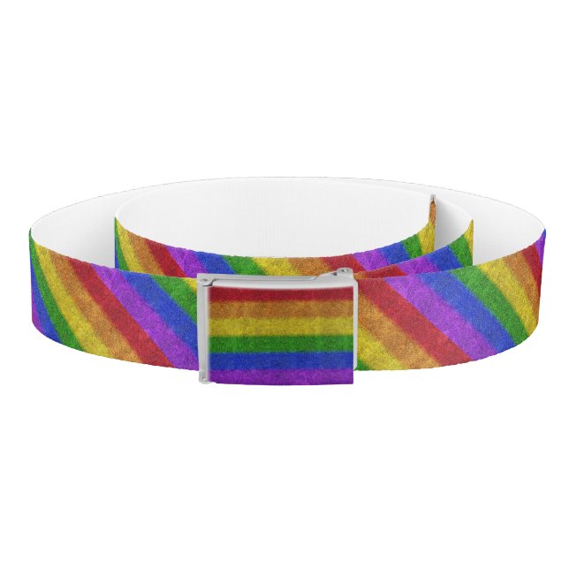 Falln Rainbow Glitter Gradient Belt (Coil)