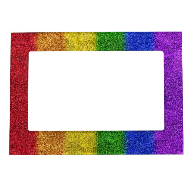 Falln Rainbow Glitter Gradient Magnetic Frame (Front)