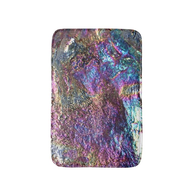Falln Rainbow Rocks Bath Mat (Front Vertical)