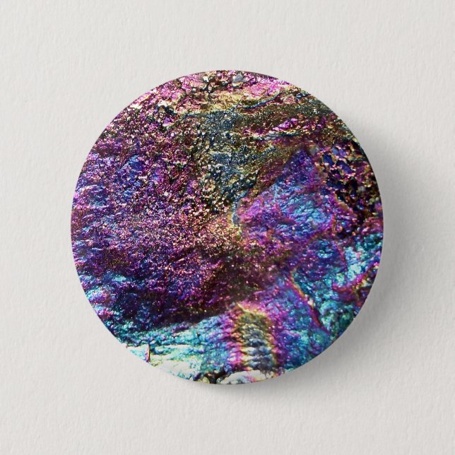 Falln Rainbow Rocks Button (Front)