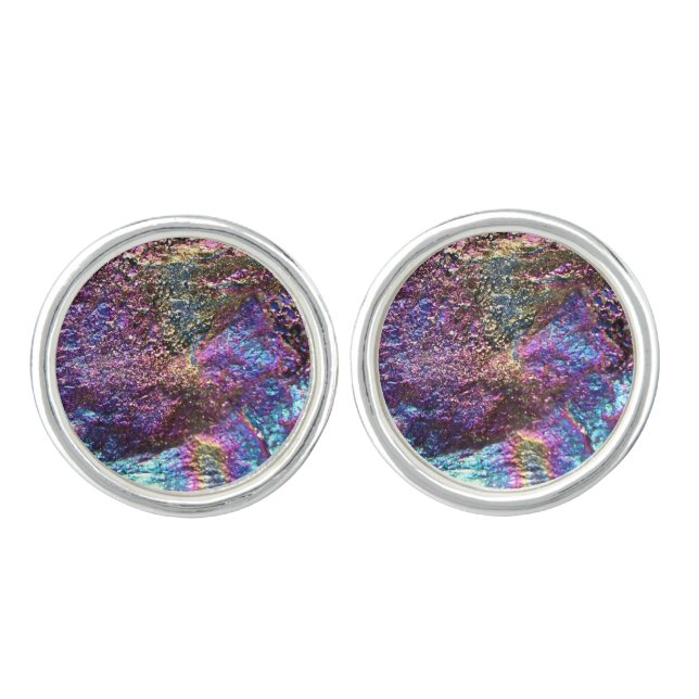 Falln Rainbow Rocks Cufflinks (Front)