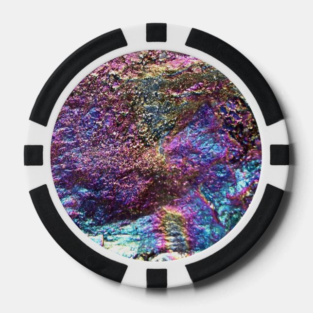 Falln Rainbow Rocks Poker Chips (Front)